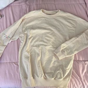 Pacsun Mental Health Embroidered Crewneck Sweatshi